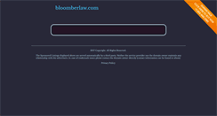 Desktop Screenshot of bloomberlaw.com